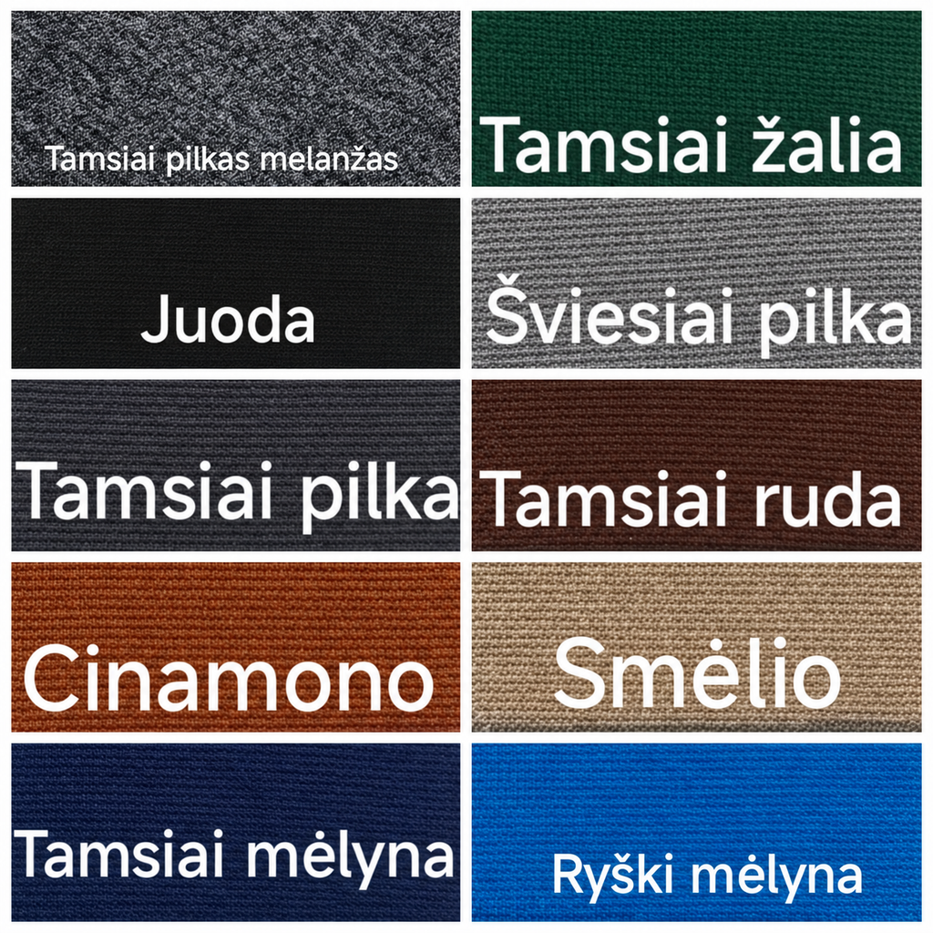 Basic komplektas rudeniui (įvairių spalvų)