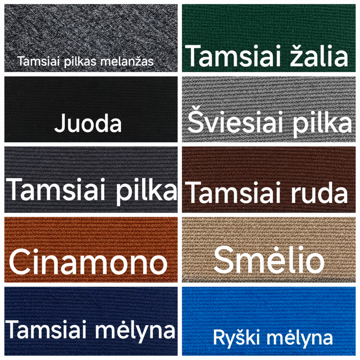 Basic komplektas rudeniui (įvairių spalvų)
